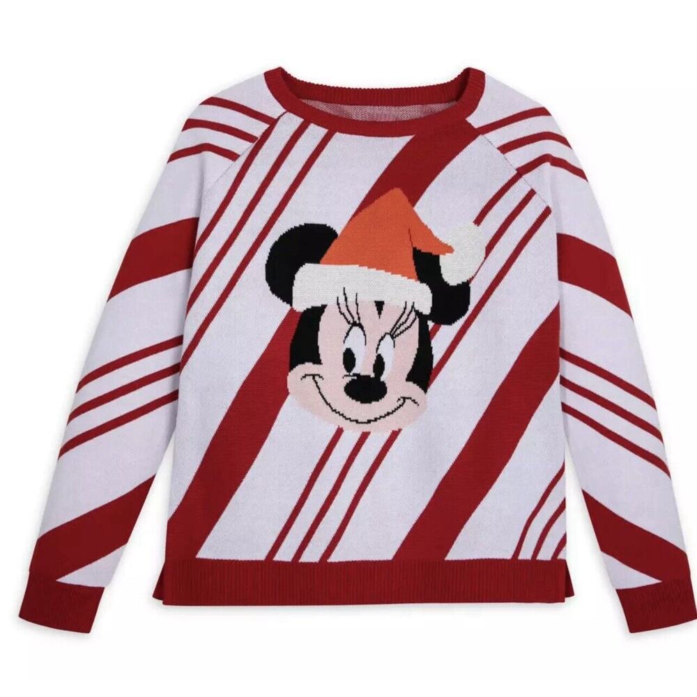 Disney Christmas Holiday Minnie Mouse Sweater NWT SZ 2X (24w-26w)